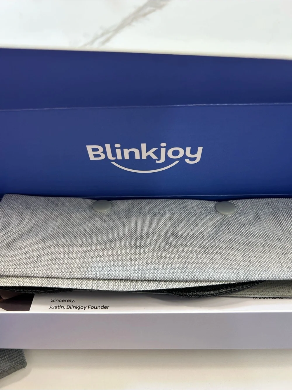 Blinkjoy Moisture Retaining Eye Mask - Gray